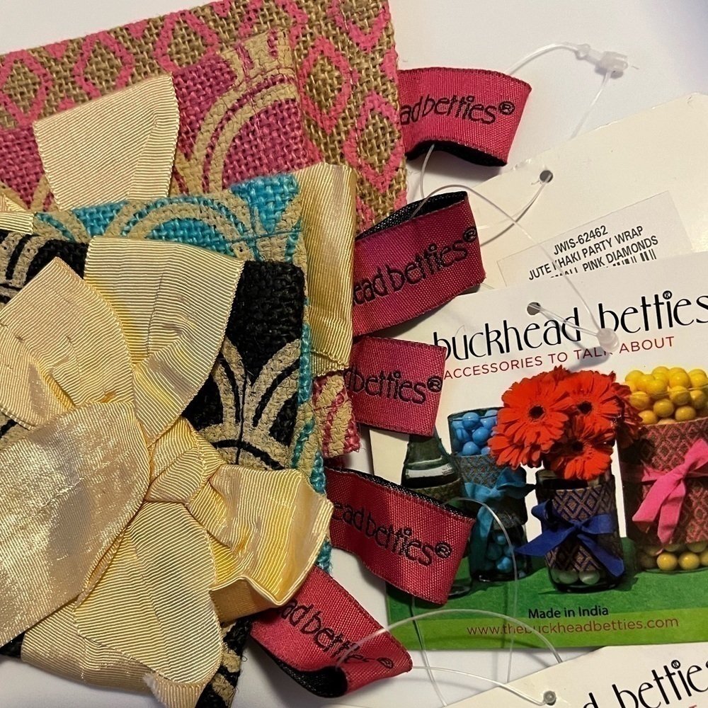 Jute Wine bottle wraps by Buckhead Betties - Picture 2 of 6